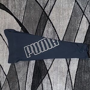 PUMA DRYCELL CROPPED SPORT LIFESTYLE RUCHED CROPPED LEGGINGS